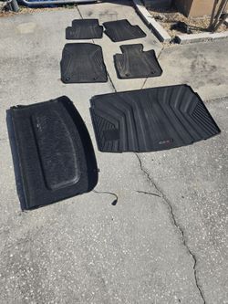 Mazda CX-3 Genuine OEM All Weather Rubber Floor Mats And Hatch Attachement