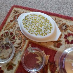 9  Vintage Pyrex Lids 