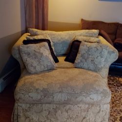 Sealy Extra Wide Chair & Ottoman