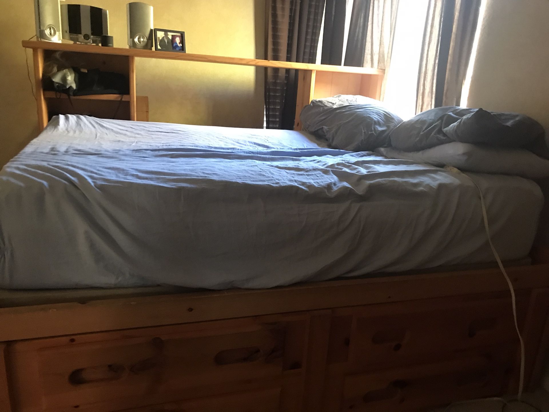 Sideways Bed Saves Space $250 Obo