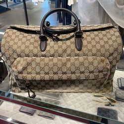 Rare large gucci weekend duffle bag