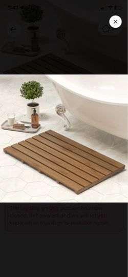 Brand new bamboo floor