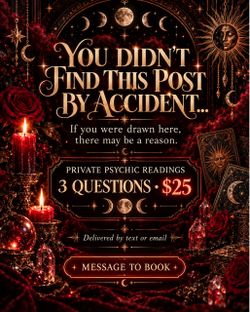 SPECIAL‼️3 Psychic Questions for $25