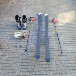 Backcountry Ski Package: Black Diamond Havoc Skis, Fritschi Bindings, Boots, Poles & Skins - Complete Setup!