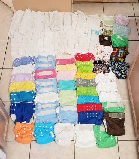 Cloth Diapers, Inserts, Liners, Swim & Training Pants, etc. (2 pictures posted)