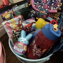Easter Baskets READY NOW – $25 Toy Story & Minnie themes Includes toys, candy, activities & more Only a few left! Pickup in San Bernardino 