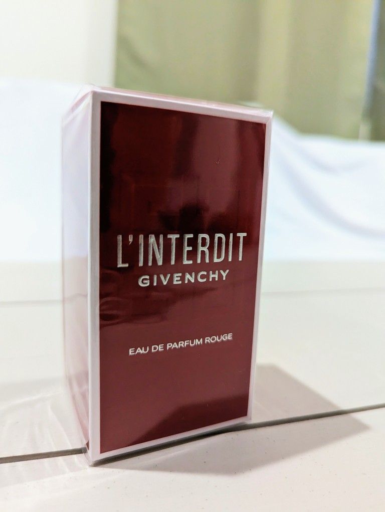 (BNIB) GIVENCHY L'INTERDIT ROUGE EAU DE PARFUM SPRAY FOR WOMEN 1.7 Oz / 50 ml