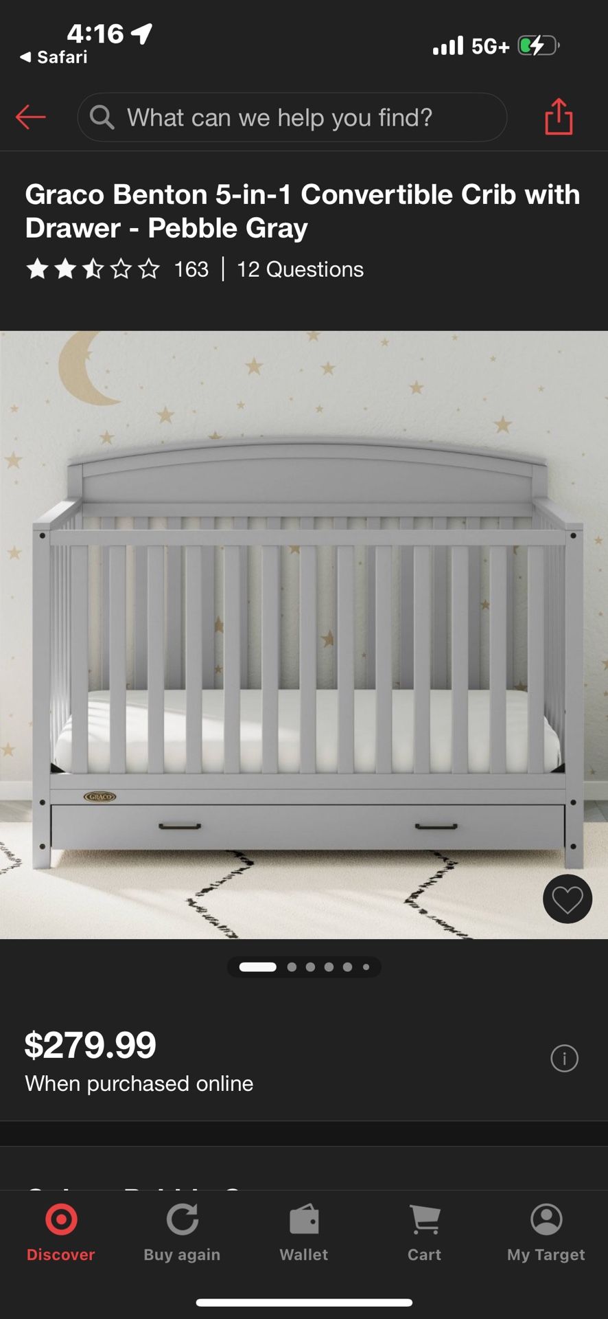 Greco Convertible Crib