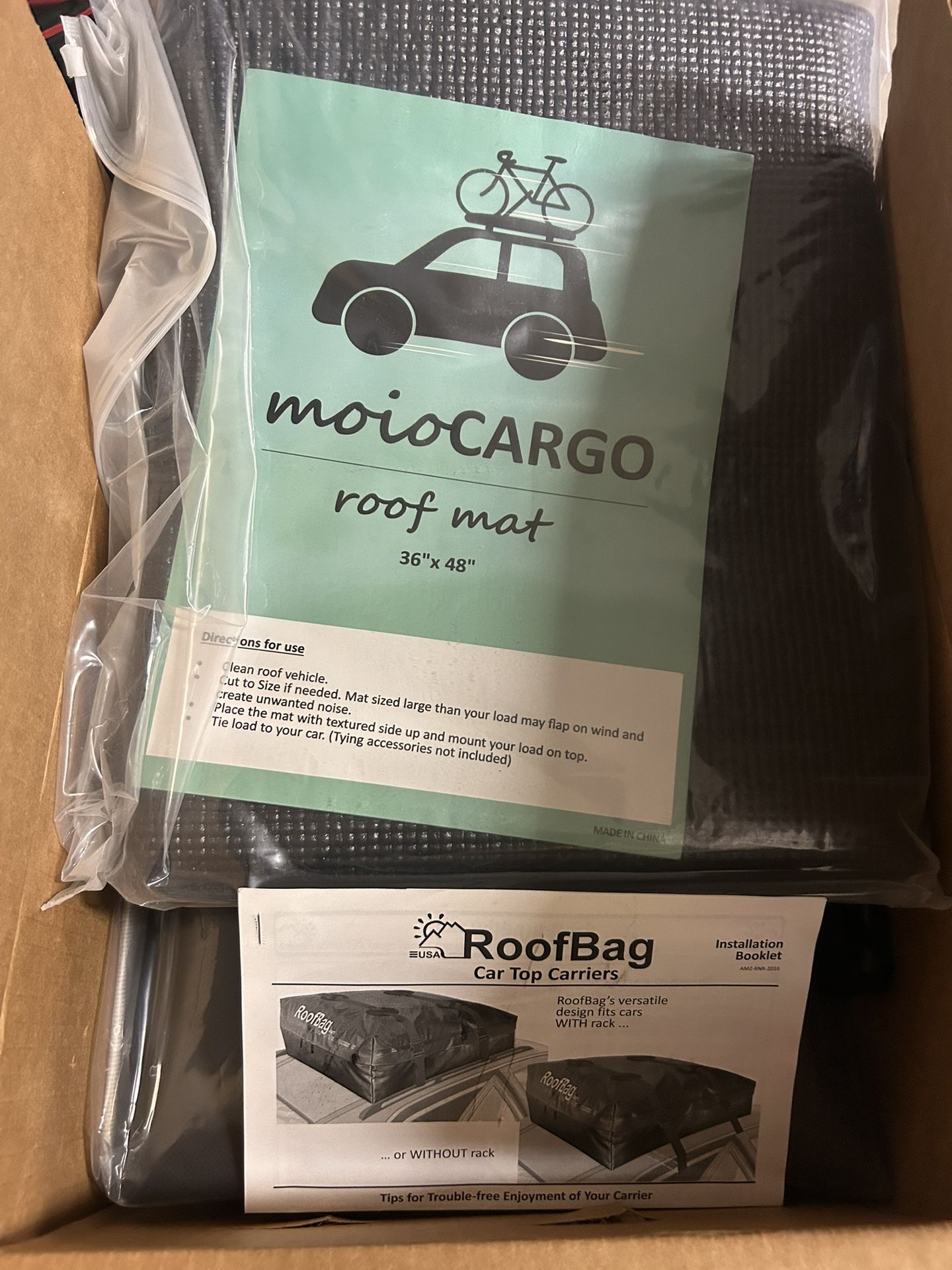Car Rooftop Cargo Carrier Bag (new)