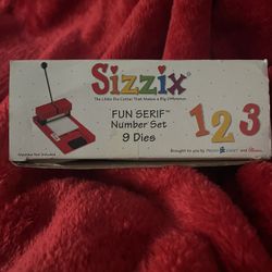 Sizzix Fun Serif Number Set