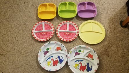 Kids divided plates