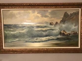 Seascape from the island of Capri