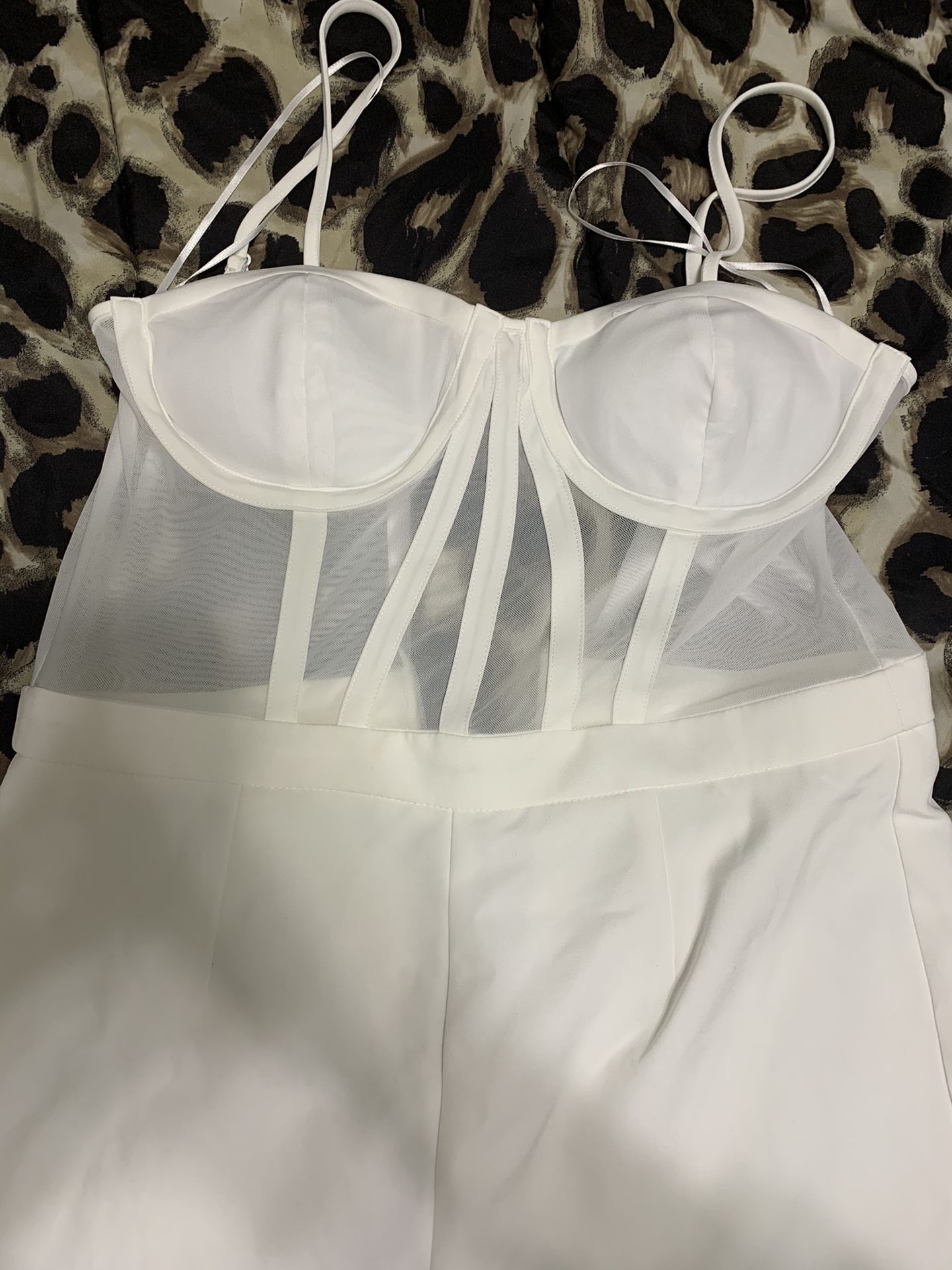 White Jumpsuit w/ Blazer XL