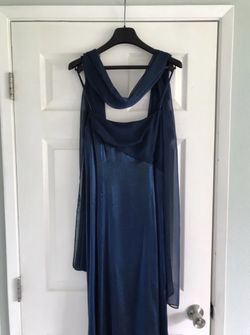 Formal blue dress