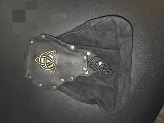 Super nice leather and suede dice pouch or
For whatever you would like