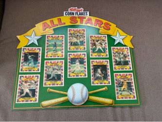 1992 Kellogs Corn Flakes Baseball Cards