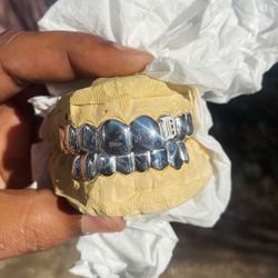 8 On 8 .925 Silver Grillz