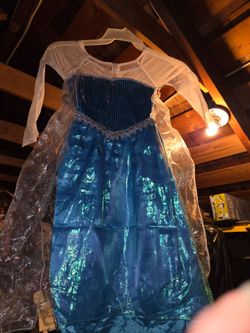 3/4frozen dress custome