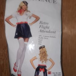 Flight Attendant Costume Size M/L