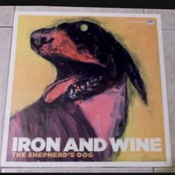Rare - Iron and Wine double sided poster lot Sub Pop folk rock 4AD beard