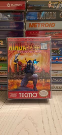 NES Ninja Gaiden III SEALED