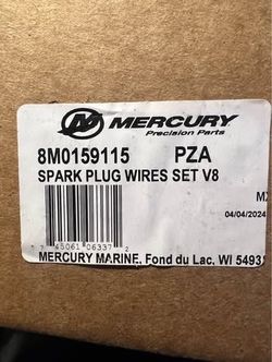 Mercury Marine 8M0159115 Spark Plug Wire Set V8 - OEM Part