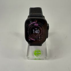 Unlocked Apple Watch Ultra 2 49MM Black Titanium Dark Gray Sport Loop MX4V3LW/A