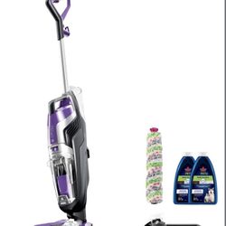 BISSELL - CrossWave Pet Pro All-in-One Multi-Surface Cleaner - Grapevine Purple and Sparkle Silver