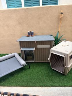 Dog house, bed, travel crate