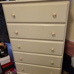 Twin Bedroom Set With 7pcs (White)