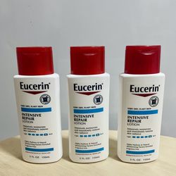 3x Eucerin Intensive Repair Lotion 5oz each