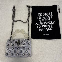 Kurt Geiger Mini Tweed Kensington Crossbody Bag 