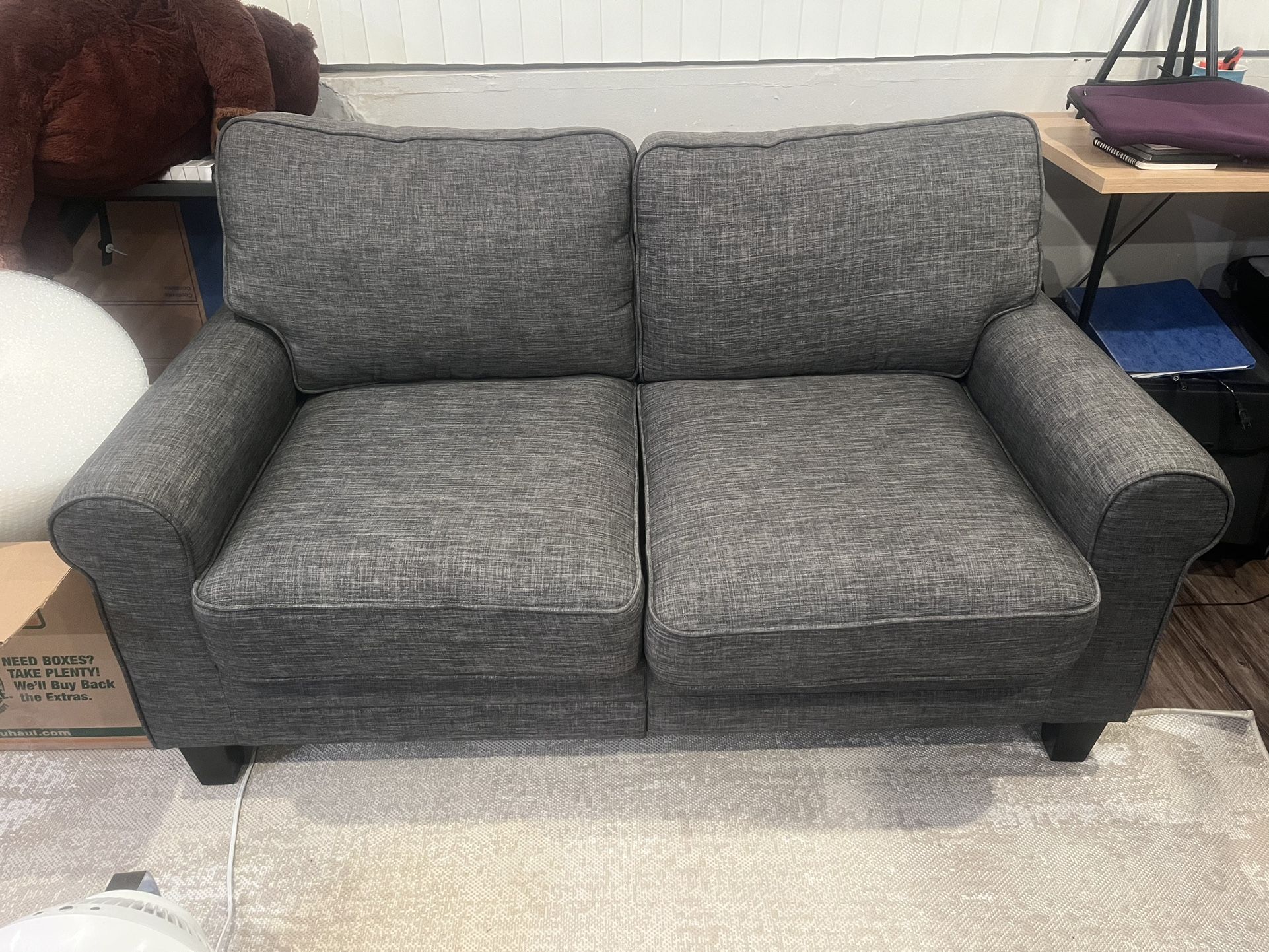 Grey Loveseat / Couch (Serta Brand)