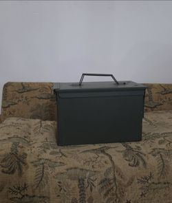 Military Style Metal Ammo Can