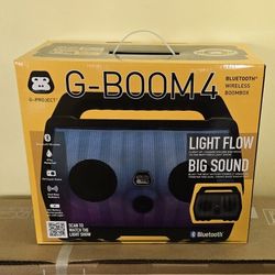 G-Project G-Boom4 Bluetooth Wireless Boombox *NEW*