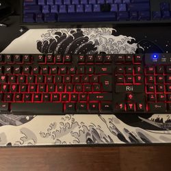 USB Light Changing Rii Mechanical Keyboard 
