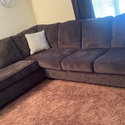 Raymour and flanigan navy blue sectional