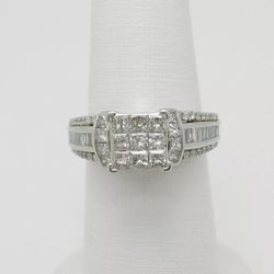Diamond White Gold Engagement Ring