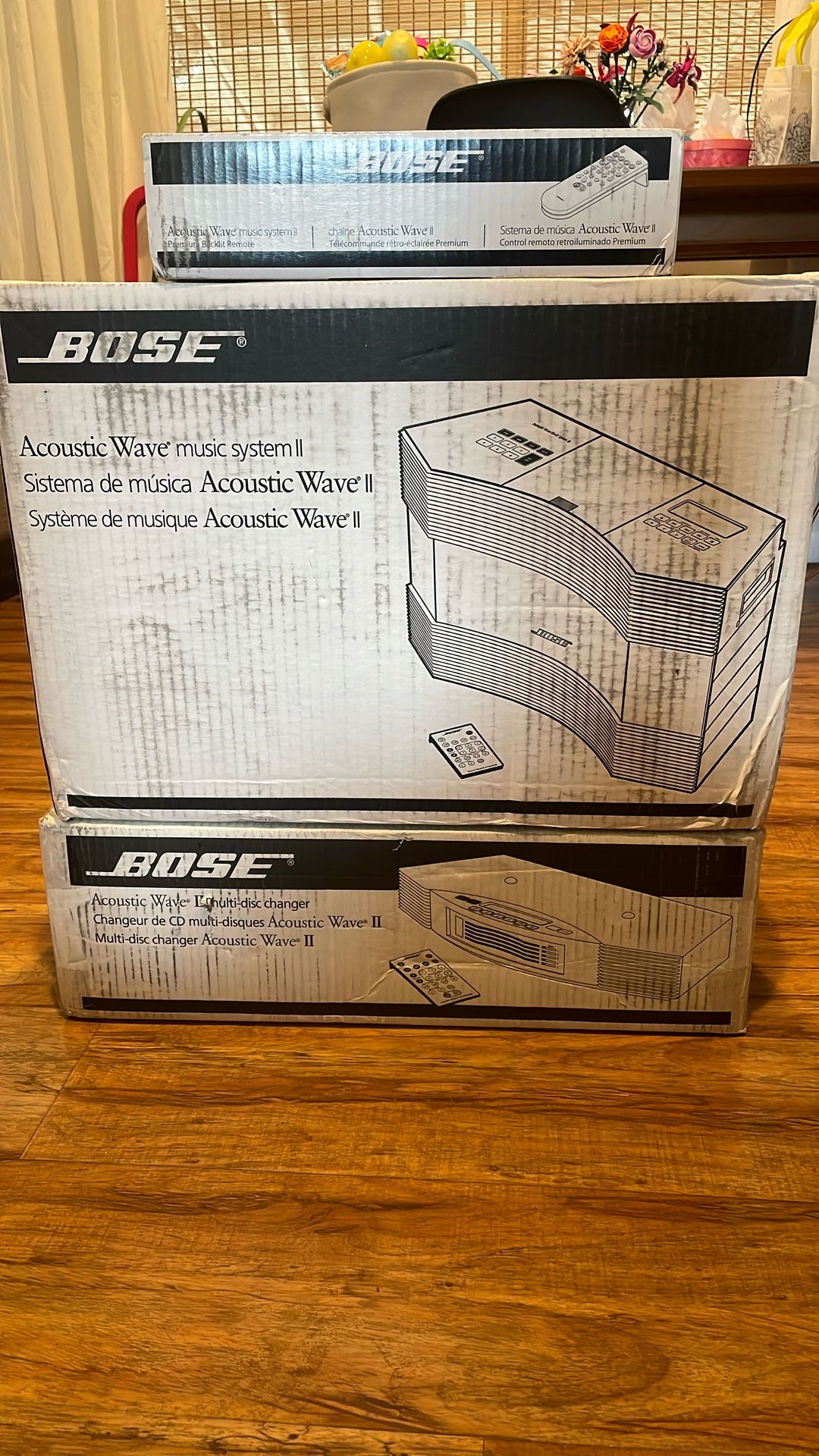 Brand NEW Bose Acoustic Wave Music System II Graphite Gray + Multi-disc Changer + Premium Blacklit Remote