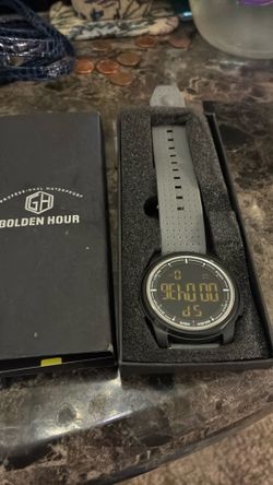 Golden hour digital watch ( still in box)
