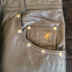 Authentic Harley Davidson Motorcycle Leather Pants 