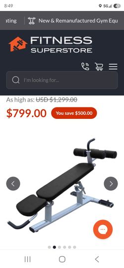 Abdominal bench