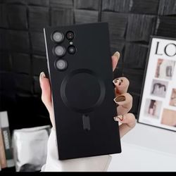 Luxury Matte Magnetic Case for Samsung S25/S24/S23 Ultra Magsafe Phone Cover