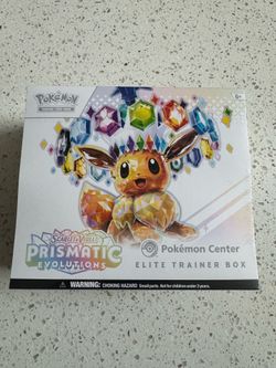 Prismatic Evolutions Pokemon Center Elite Trainer Box