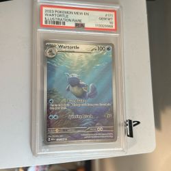 2023 POKEMON MEW EN-151 ILLUSTRATION RARE #171 WARTORTLE PSA 10