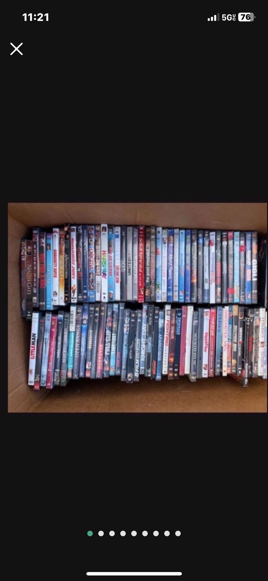 selling my DVD Movies 595 + DVD Movies For $250 Cash Firm