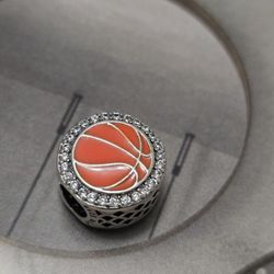 Pandora Engravable  Basketball Charm
