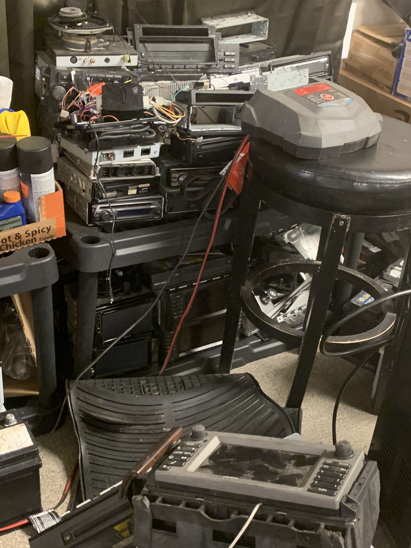 Storage Room Full Of Car Parts