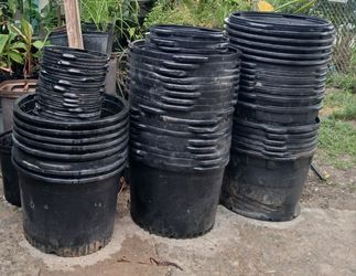 30 Gallon Pots full Of Horse Manure Soil 