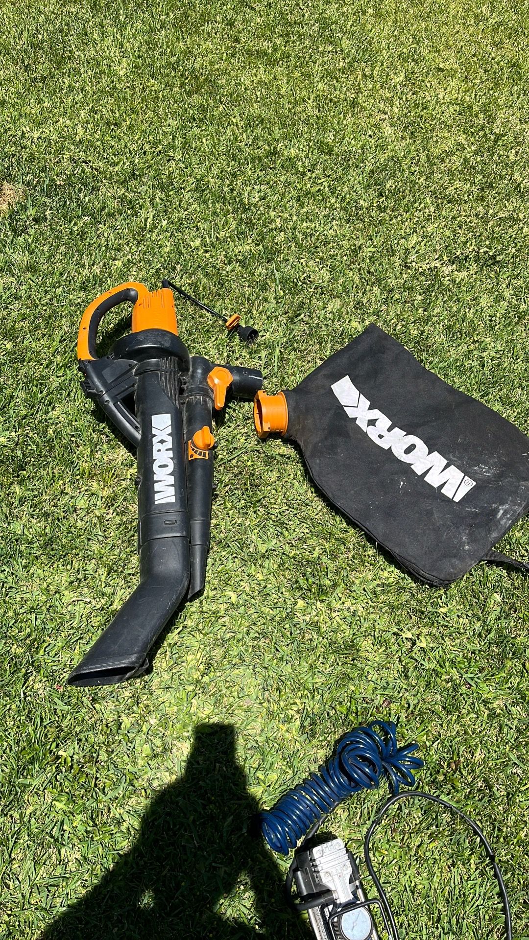 Leaf blower/vaccum and air compressor